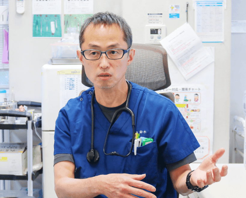 魚返クリニック副院長 鈴木俊二 すずきしゅんじの写真