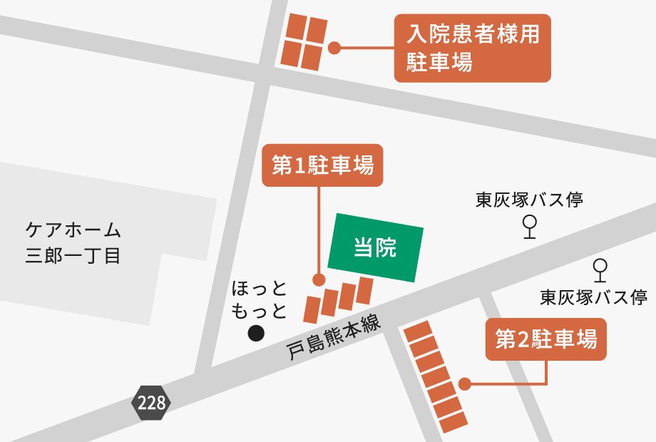 敷地内に4台分近隣に11台分の駐車場をご用意しています